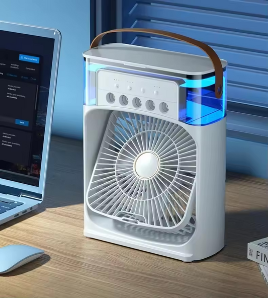 Mini 3-in-1 Cooling Fan with Mist